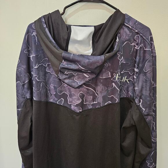 Men's Huk Fishing Long Sleeve w/Hood Size XXL - Picture 4 of 4